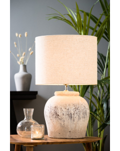 Etna Antique Grey Lamp Base (40 cm)