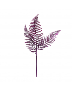 Purple Plastic Fern Spray (101 cm)