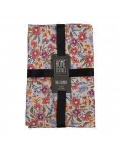 Flower Print Rectangle Runner (150 cm)