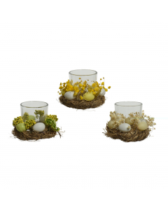 Egg Tealight Holder 3 Colors (12 cm) - Each At