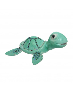 Turtle With Glitter Pearls (21 cm)