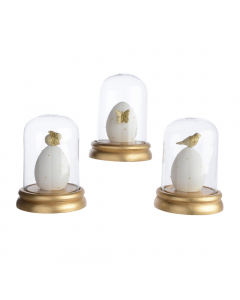 Cloche With Egg - Each At (12 cm)