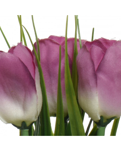 Polyester Tulip 4 Colours (17 cm) - Each At