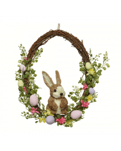 Natural Egg Flower Wallhanger (36 cm)