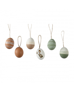 Natural Egg 6 Colours (6 cm)