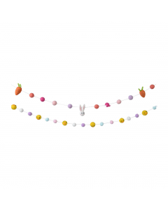 Pompom Garland 2 Designs (180 cm) - Each At