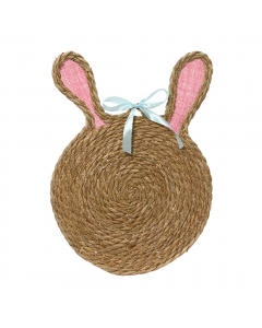 Natural Bunny Head Placemat (45 cm)