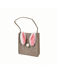 Felt Bunny Ears Bag With Pompom (34 cm)