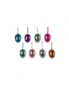 Shiny Foam Easter Egg Ornaments (7 cm)