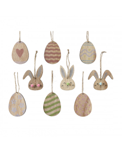 Plywood Figure 9 Designs (10 cm) - Each At