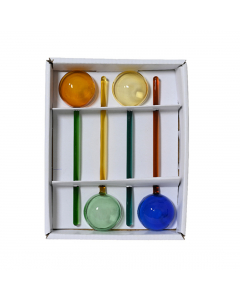 Glass Spoon Pack of 4 (19 cm)