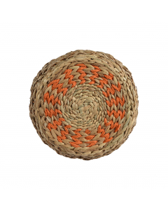 Natural Water Hyacinth Stool (50cm)