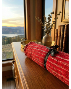 Red Urban Runner With Ribbon (45 cm x 150 cm)