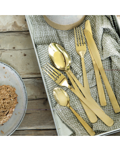 Gold Dinner Knife (21 cm)