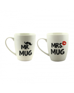 Mug 2 colors h10.5cm each at