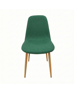Green Polyester Linen Chair (87 cm)