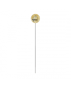 Iron Garden Stick With Text