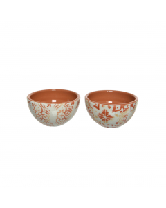 Terracotta Bowl 2 Designs (9.5 cm)