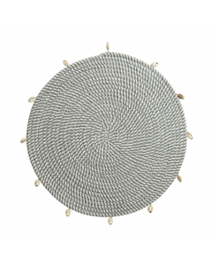 Grey Shells Placemat (38 cm)