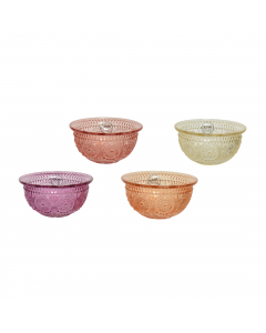 Spray Colour Glass Bowl (12.5 cm)