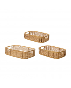 Natural Bamboo Tray (48.5 cm)