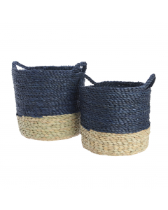 Blue Cornleaf Basket (36 cm)
