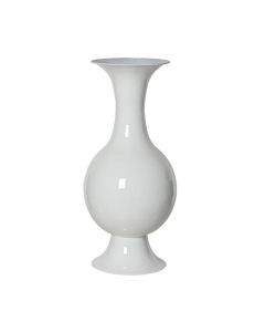 White High Gloss Enamel Iron Vase (56 cm)