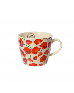 V-Shape Porcelain Poppy Mug (300 ml)
