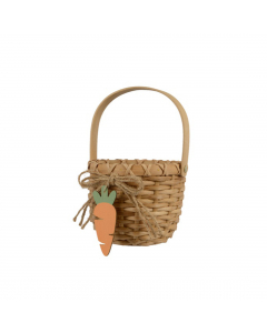 Polywood Firewood Basket With Carrot Detail (35 cm)