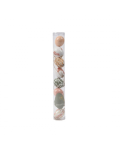 High Gloss Foam Egg Ornament Set 6pcs (6 cm)