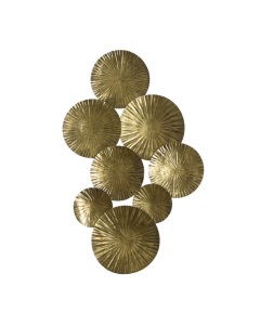 Antique Brass Iron Wall Plate (107 cm)