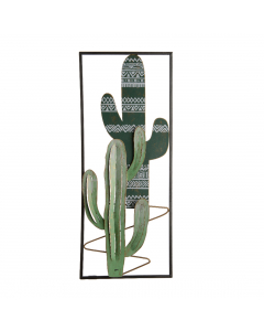 Iron Cactus Wall Decoration (61 cm)