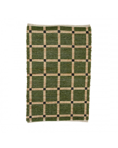 Natural Green Jute Rug (90 cm)