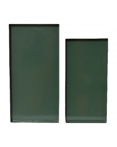 Decorative Iron Plate Set Of 2 Each At (28 cm)