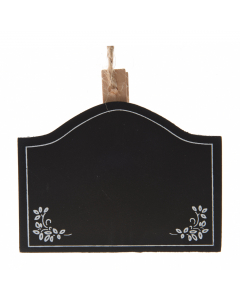 MDF Blackboard On Peg Black