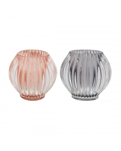 Grey Tealight Holder (9 cm)