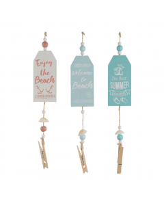 MDF Tag With Hanger 3 Colours