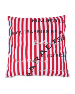 Red Mauritius Cushion Cover (50 cm)