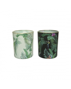 Leaf Print Tealight 2 Colors