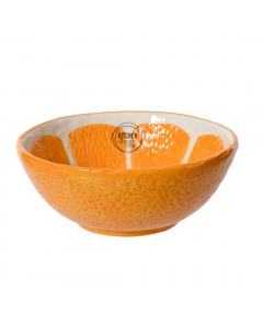 Shiny Orange Dolomite Bowl (15 cm)
