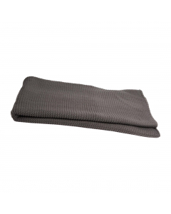 Anthracite Straight Knit Plaid (150 cm)