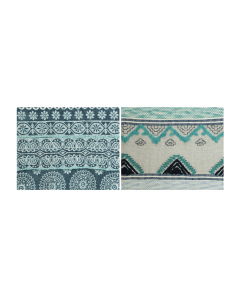 Two Tone Tassel Throw (170 cm) Each At