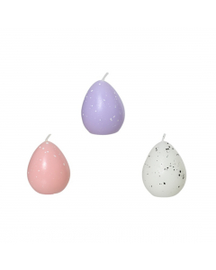 Dotted Egg Candle Colors (5.3 cm) - Each At