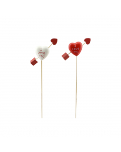 foam heart 2cls h27cm each at