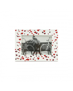 Photo frame white w19.5cm