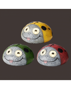 Solar figurines white d11cm each at