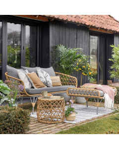 Natural Sintra Wicker Lounge Set (186 cm)