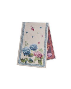 Blue Hydrangea Table Runner (140cm)
