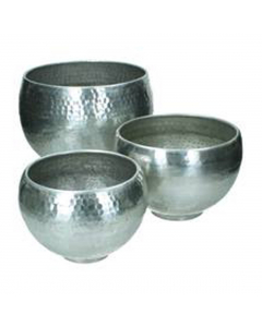 Antique Silver Metal Pot (30 cm)