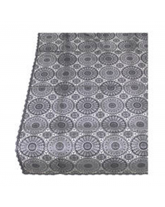 Black Crochet PVC Table Runner (180 cm)